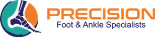 the logo for Precision Foot & Ankle Specialists