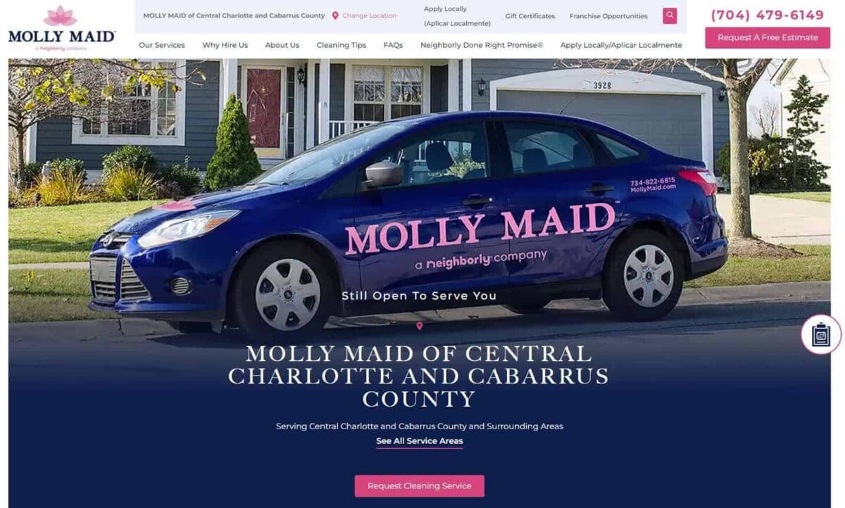 Blogcleaning Websites Mollymaid.com 